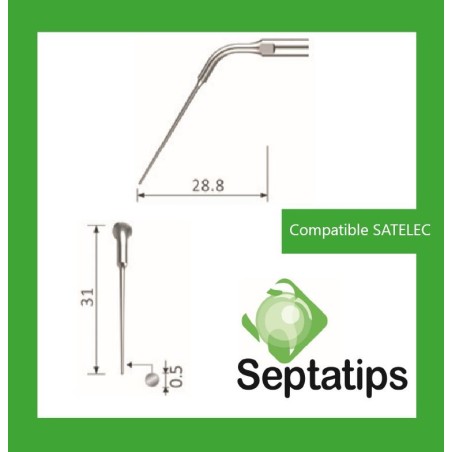 Inserts SEPTATIPS compatibles avec SATELEC - Endodontie