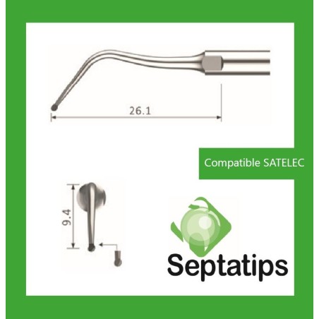 Inserts SEPTATIPS compatibles SATELEC - Cavité