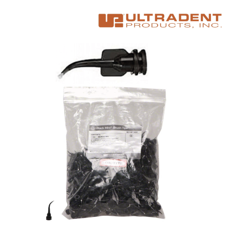 Black Mini Brush - ULTRADENT - 500 unités