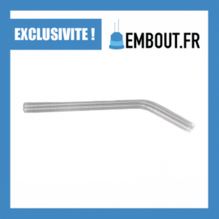 Embout seringue air/eau transparent - EMBOUT.FR- 250u