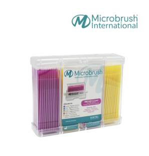 Microbrush Plus Rose/Jaune Recharge Fin - MICROBRUSH - 400 pcs