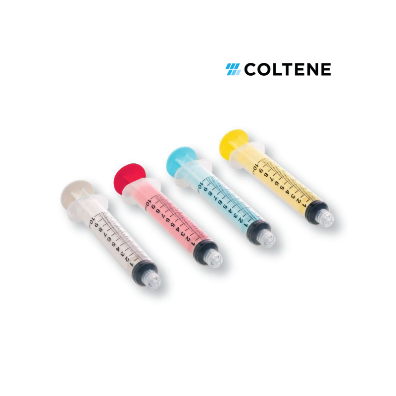Seringues colorées canal pro 10 mL - COLTENE - 50 unités