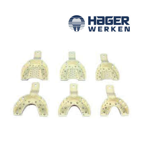 Porte-empreintes Miratray entiers - HAGER & WERKEN - 50 Pcs