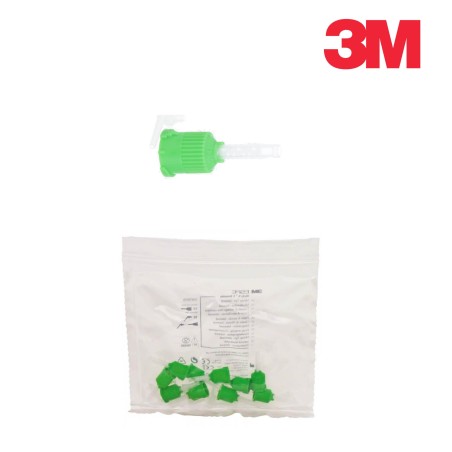 Embout mélangeur vert et intra buccal court - 3M - 10u