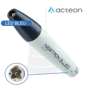 Pièce à main Newtron Slim B.LED - Anneau LED Bleu - Acteon Satelec