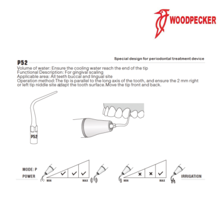 Insert P52 (PT3/PT5)- WOODPECKER
