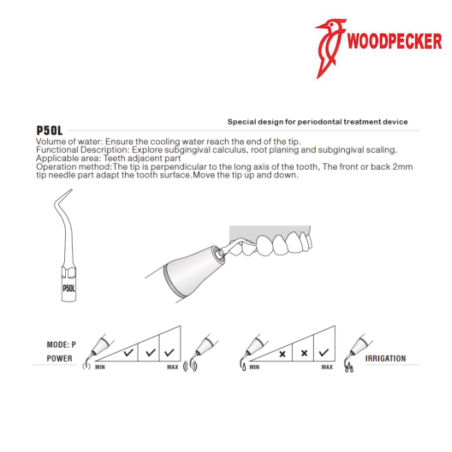 Insert P50L (PT3, PT5) - WOODPECKER
