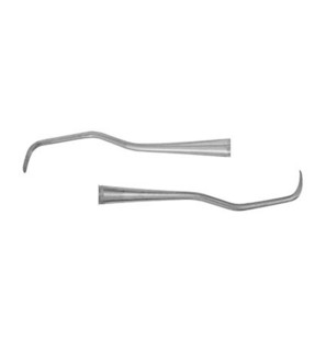 Curette Double Gracey Manche Creux N°1/2 - UNODENT - 1u