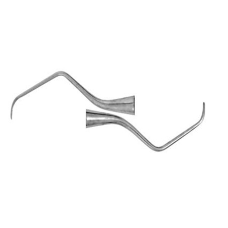 Curette Double Gracey Manche Creux N°9/10 - UNODENT - 1u