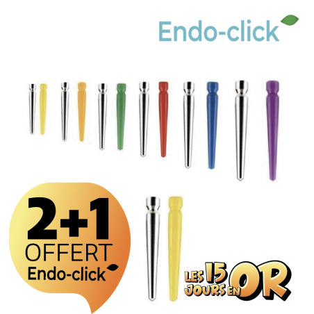 Tenons coniques - ENDO-CLICK - calcinables ou inox