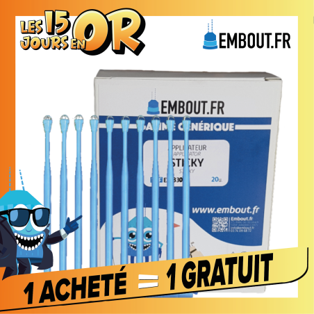 Applicateur Sticky - 20u - Embout.fr