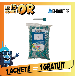 Embout mélangeur vert - ECOPACK - 750u - EMBOUT.FR