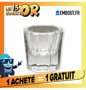 Godet en verre - 1u - EMBOUT.FR