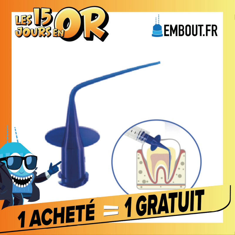 Embout applicateur Elephant 0,25mm 30G - EMBOUT.FR - 30u