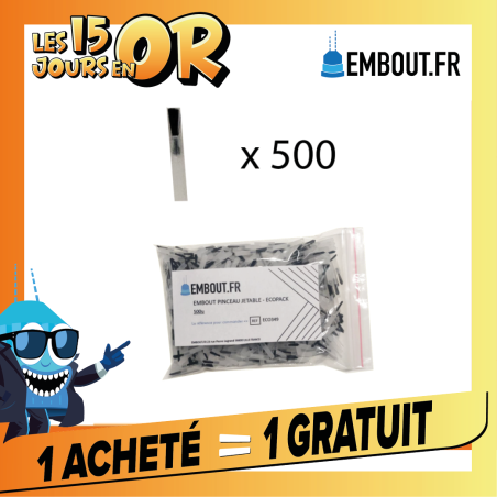 Embout pinceaux - ECOPACK EMBOUT.FR - 500u