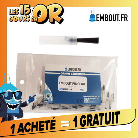 Embouts pinceaux - EMBOUT.FR - 100u