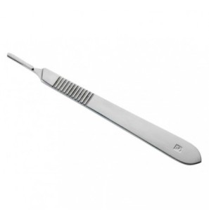 Manche bistouri acier inoxydable - 1pc
