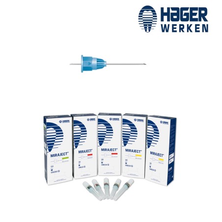 Aiguille d'anesthésie miraject - HAGER & WERKEN - 100u