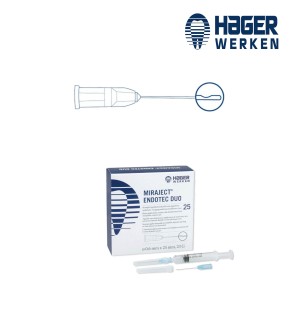 Aiguille d'anesthésie miraject endotec duo - HAGER & WERKEN - 25u