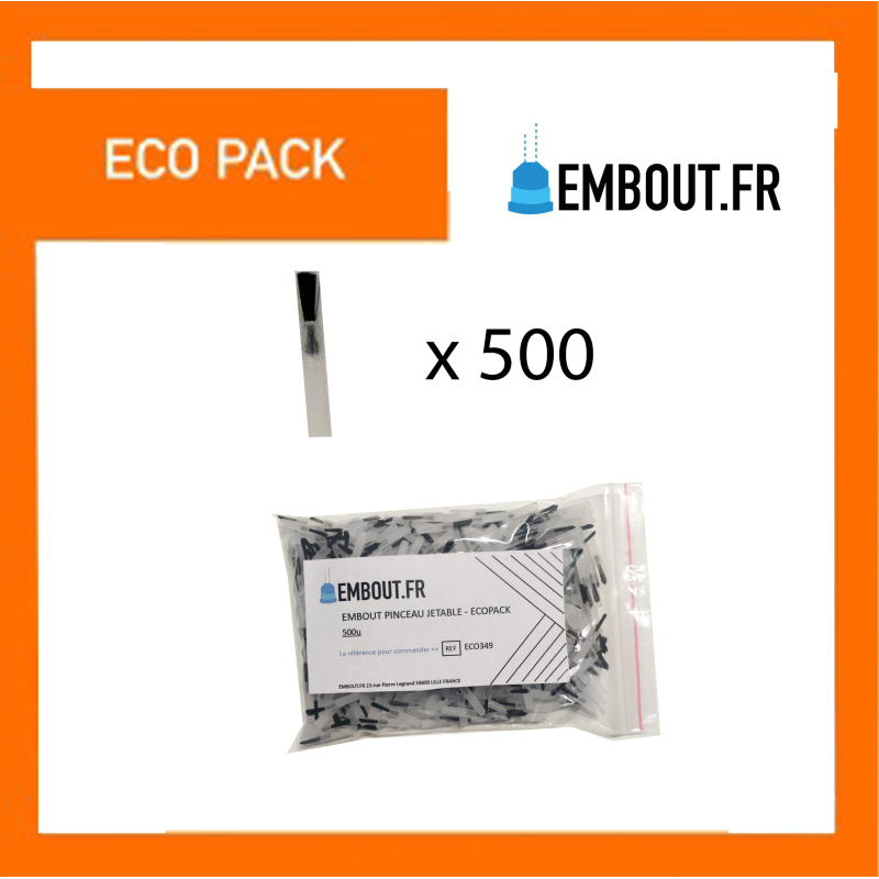 Embout pinceaux - ECOPACK EMBOUT.FR - 500u