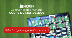 Calendrier des matchs Embout.fr Coupe du monde 2026